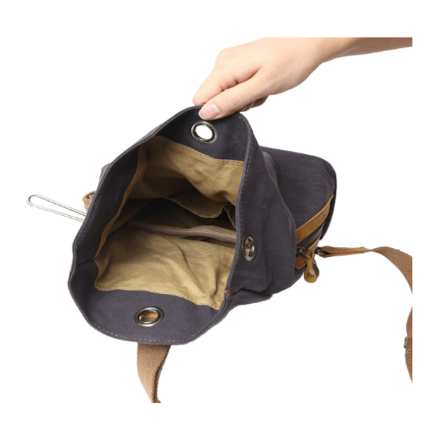 Sling Lightweight Canvas Backpack for Daily Use and Travel