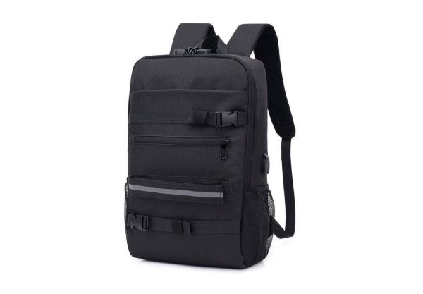 Water Resistant Canvas Backpack with Anti-Theft Lock