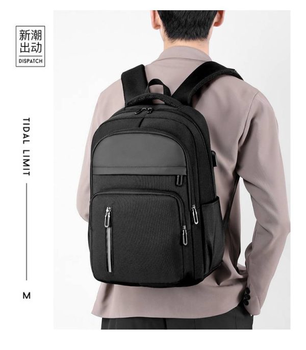 Nylon Large Capacity Backpack Men's Computer Bag