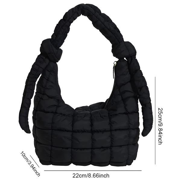 Cloud Pleated Casual Large-Capacity Cross-body Bag