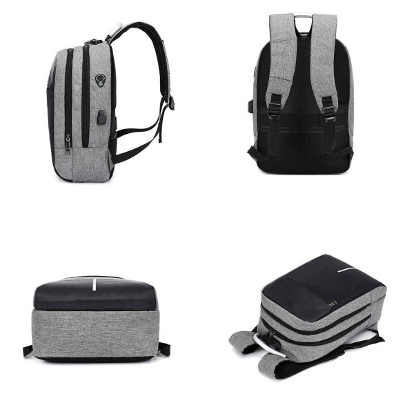 Anti-theft Backpack With USB Charging Port Computer Bag