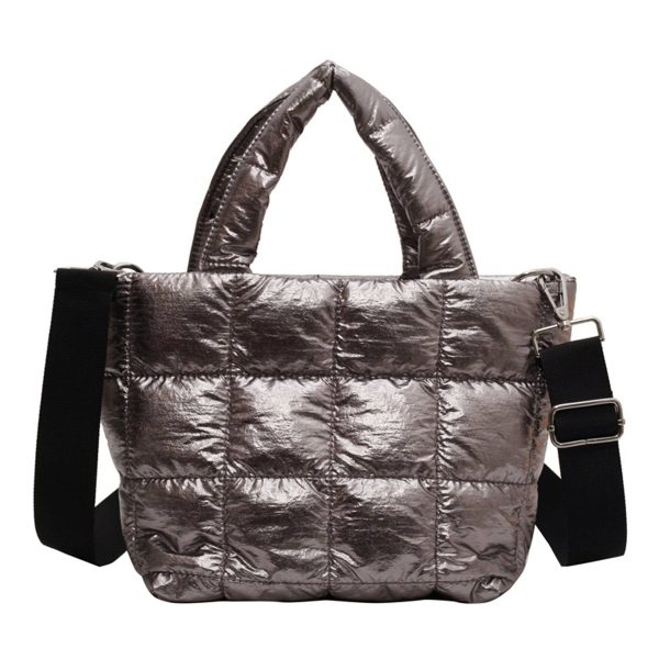 Nylon fluffy Crossbody Tote Bag