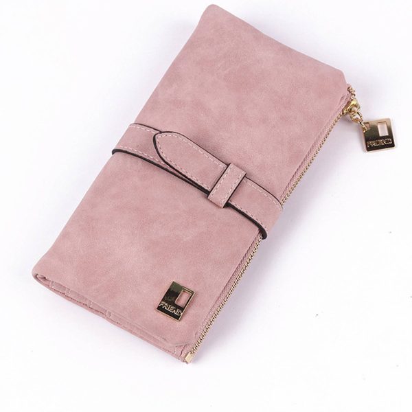 PU Leather Buckle Wallet Purse
