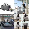 Folding portable travel duffel bag
