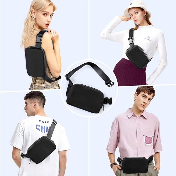 Nylon waterproof running belt waist bag