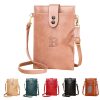 Women's Soft PU Leather Wallet Crossbody Bag Phone Purse