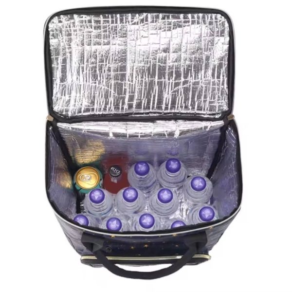 Portable Insulated Bag Shopping Cart Trolley