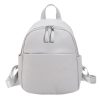 PU leather durable backpack