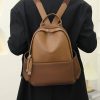 Ladies PU Leather Backpack