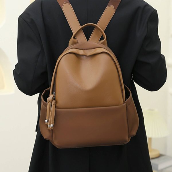 Ladies PU Leather Backpack