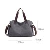 Big Canvas Tote top Handle bag for Travel