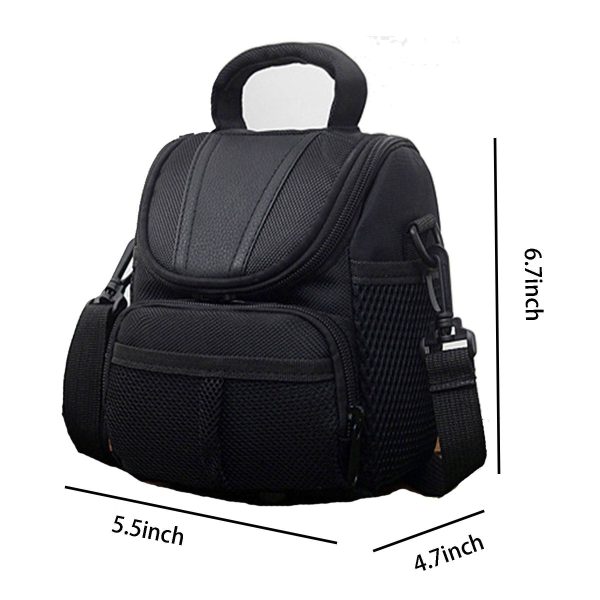 Polyester camera crossbody bag