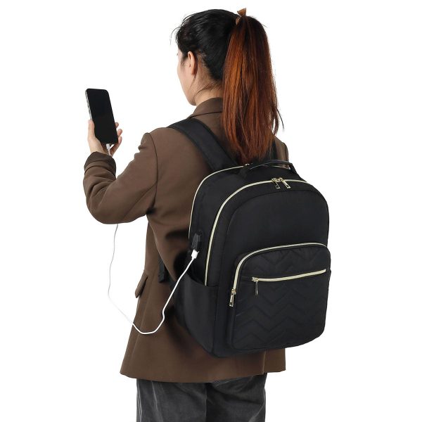 Polyester travel school bag backpack