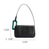 Splicing small square tote bag