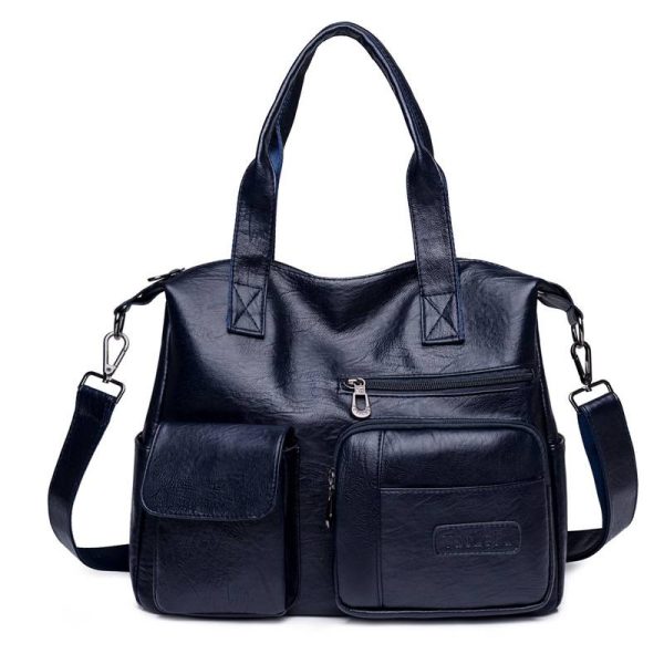 PU Leather Tote Bag for Women
