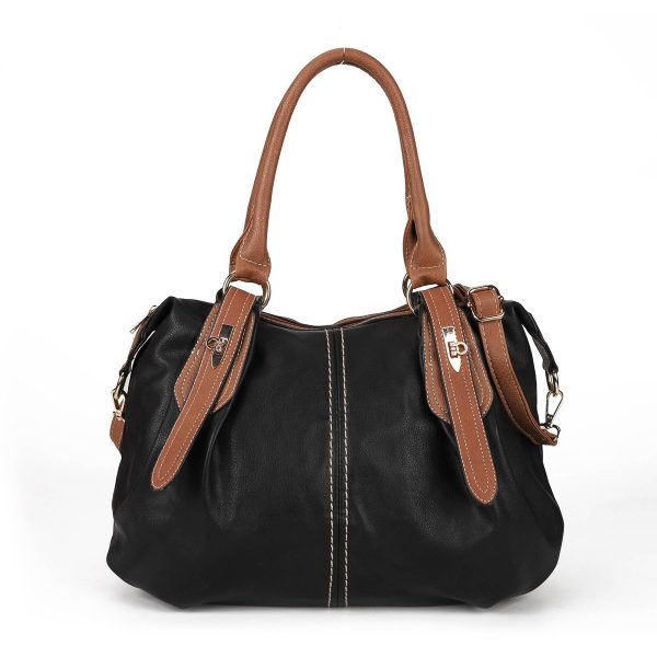 PU leather large Tote Crossbody bag for woman