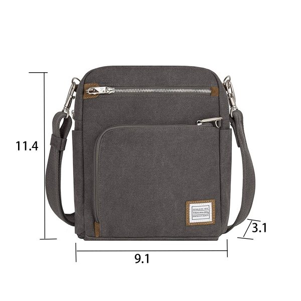 Travel anti-theft cross-bodybag