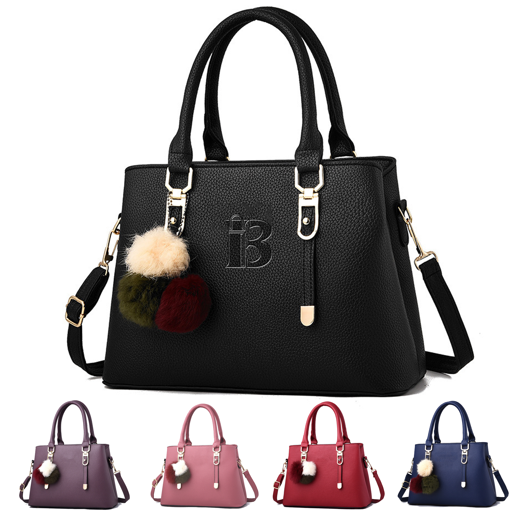 PU Leather Stylish Versatile Handbag Crossbody Bag