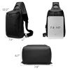Polyester fiber Men's Chest Sling Bag