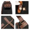 Cavas Vintage Men Briefcases Laptop Messenger Bag