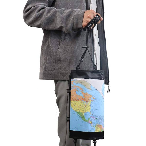 PVC Waterproof Military Hiking Map Pouch with Lanyard