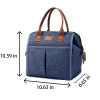 Portable Water-resistant Aluminum Foil Insulated Lunch Bag