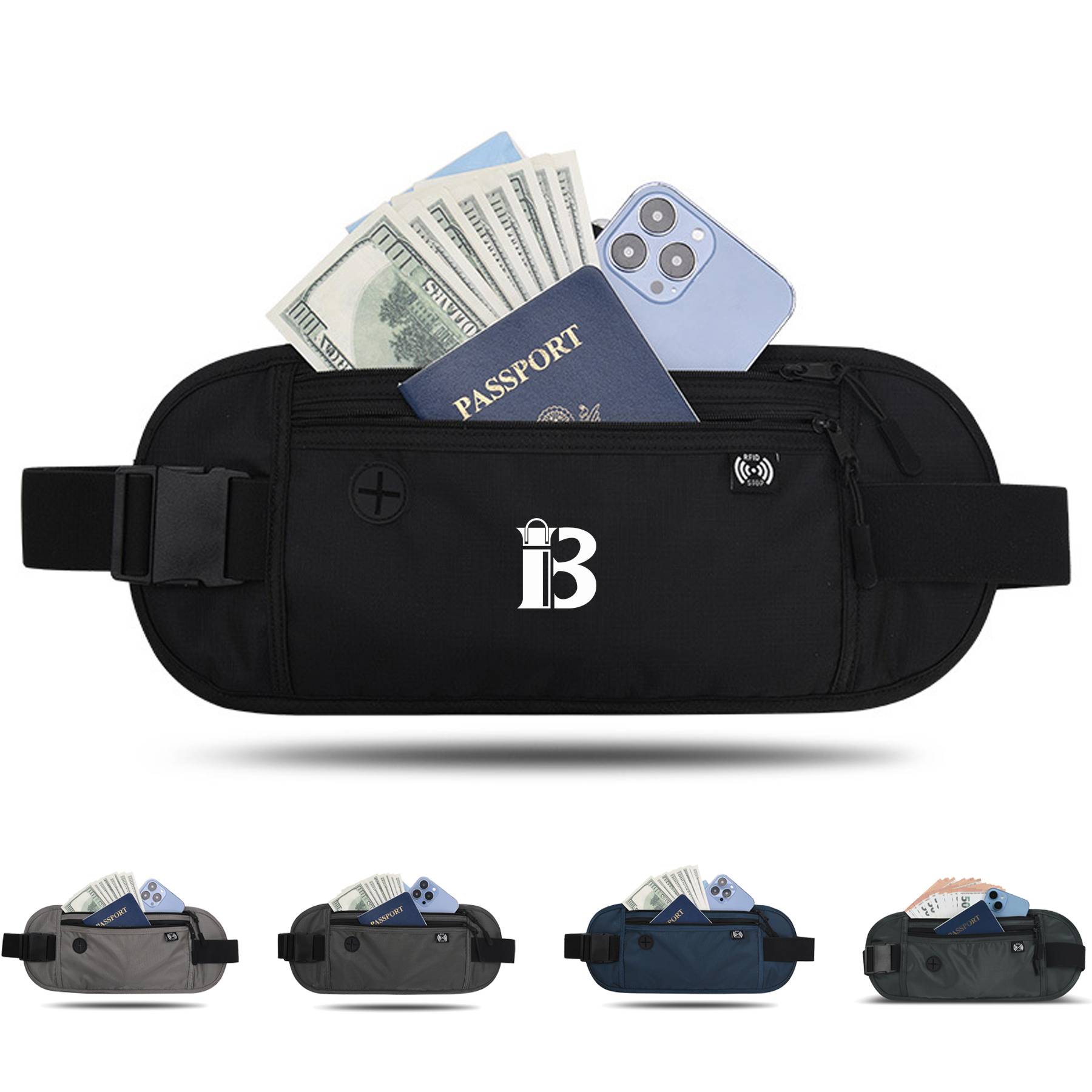 RFID Travel Waist Bag