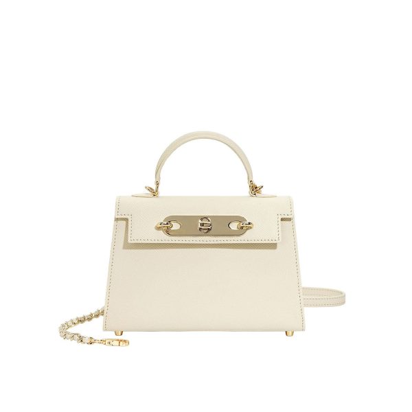 Dermis Small Square Crossbody Chain Bag