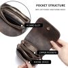 Genuine Leather Small Crossbody Bags for Women Wallet Purses