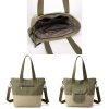 Vintage canvas tote Crossbody bag