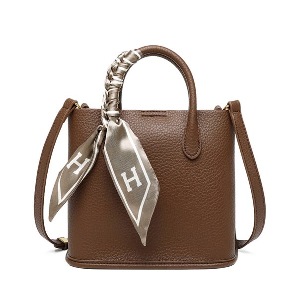 Pu Waterproof Tote Briefcase Satchel Handbag Cross-body Bag