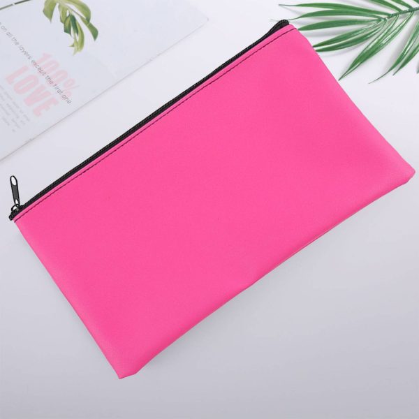 PU Leather Pencil Case Storage Bag