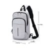 Oxford Men's Diagonal Chest Bag