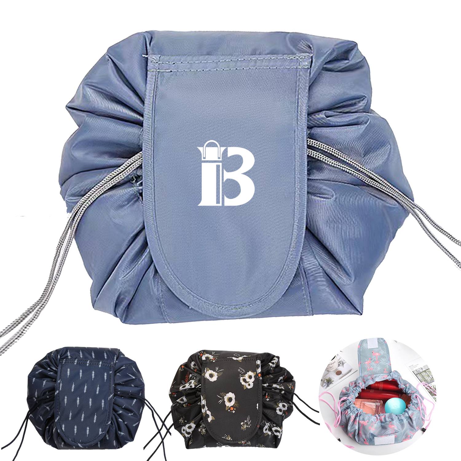 Large Capacity Oxford Drawstring Makeup Bag