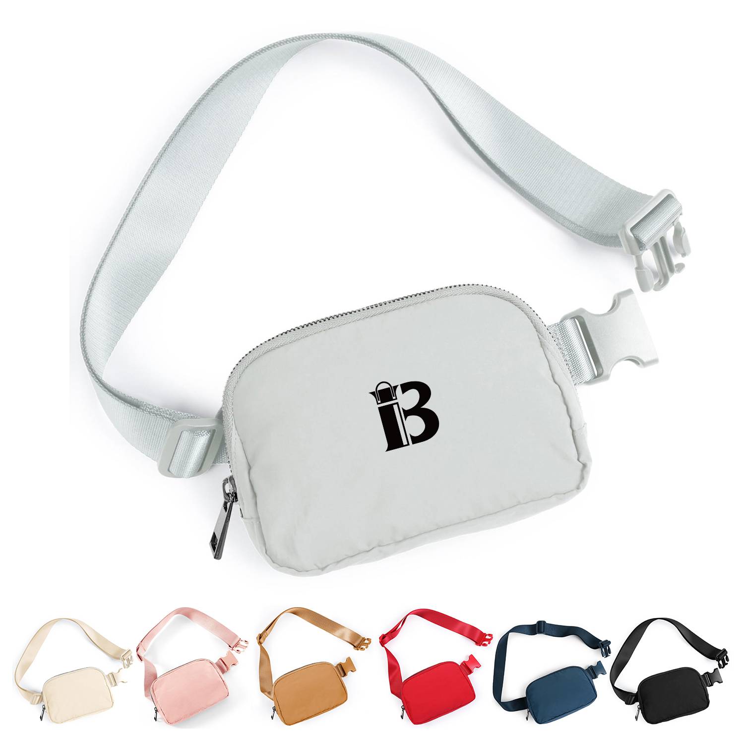 Adjustable Nylon Strap Waist Bag