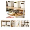 Plastic desktop storage box with cover