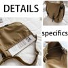 Canvas Large capacity vintage postman shoulder bag