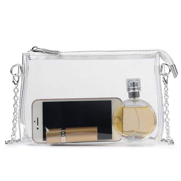 Clear Purse for Women Transparent Crossbody Bag