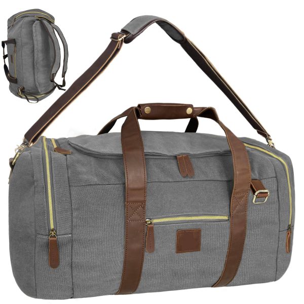 Large Capacity Canvs Backpack Duffel Bag For Travel
