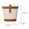 Genuine leather  Bucket Crossbody Shoulder Bag for Women