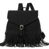 Tassel PU Leather Backpack for Women