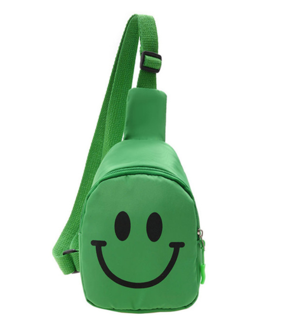 Smiling children's messenger chest bag