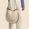 Genuine Leather Large Capacity Saddle Tote Bag