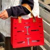 Felt Hollow Out Tote Bag