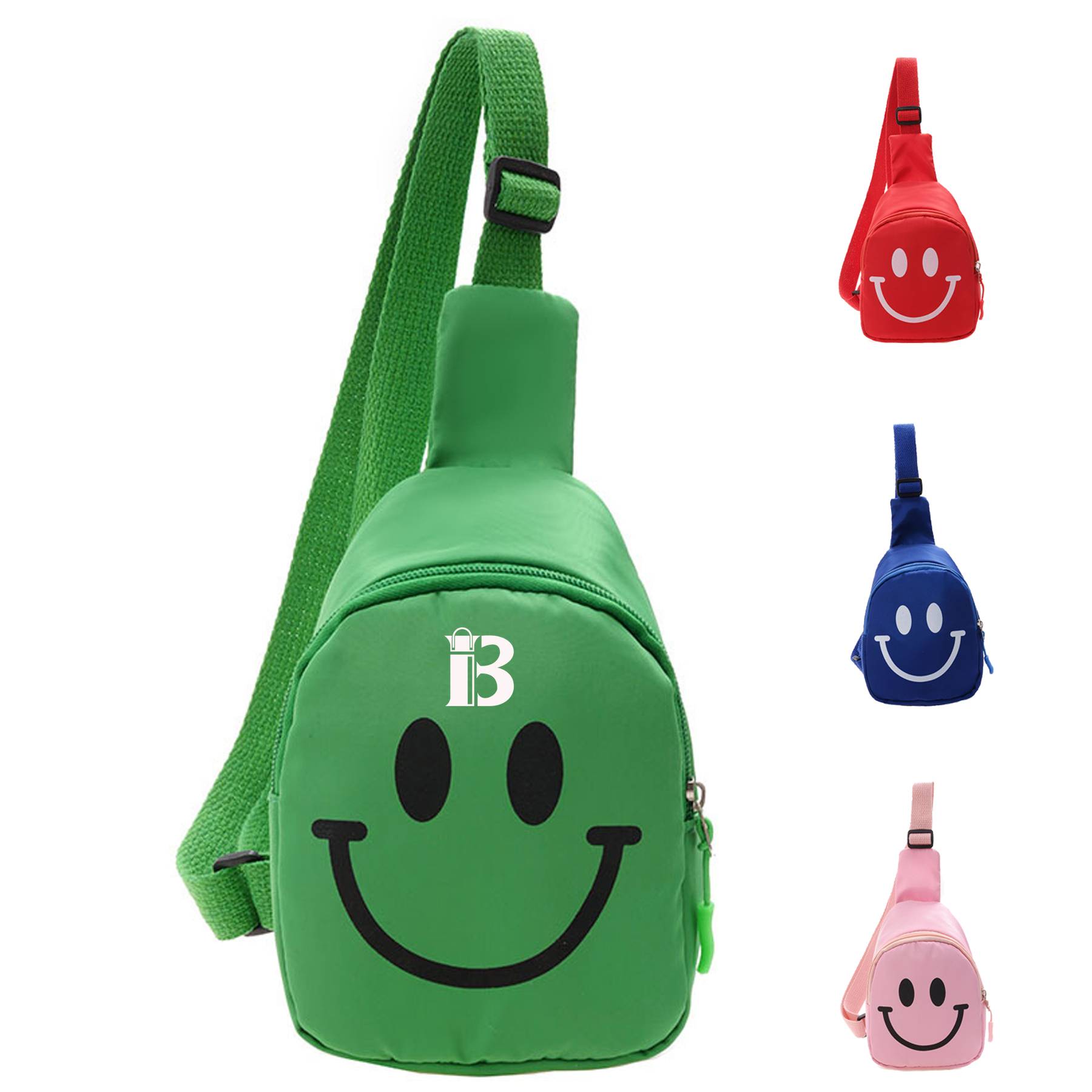 Children's Cute Smiling Face Small Shoulder Bag