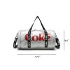 PU Leather Gym Duffel Bag