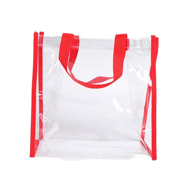 PVC Clear Stadium Open Tote Bag