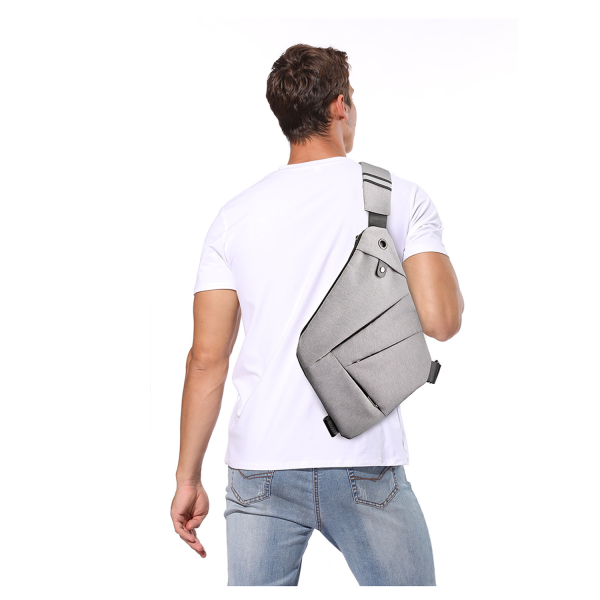 Canvas Sling Crossbody Chest Bag
