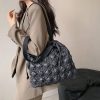 Large fluffy tote bag