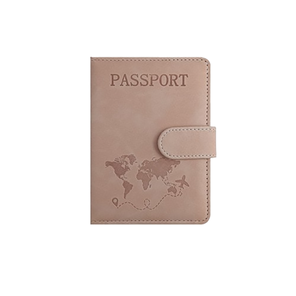 Rfid Anti-Theft Pu Leather Stylish Travel Passport Holder